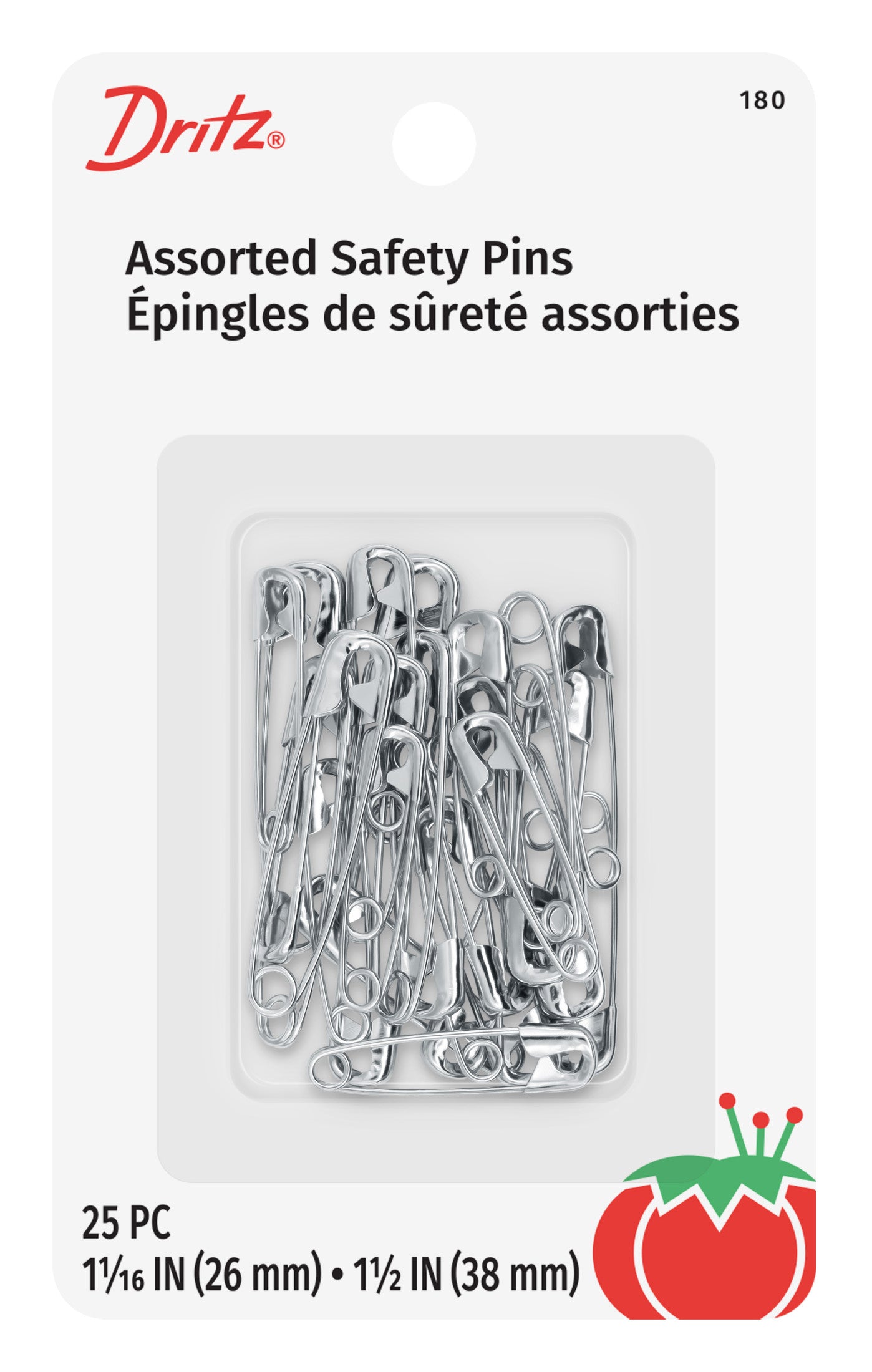 Dritz épingles nourrice nickel 25 pcs couture