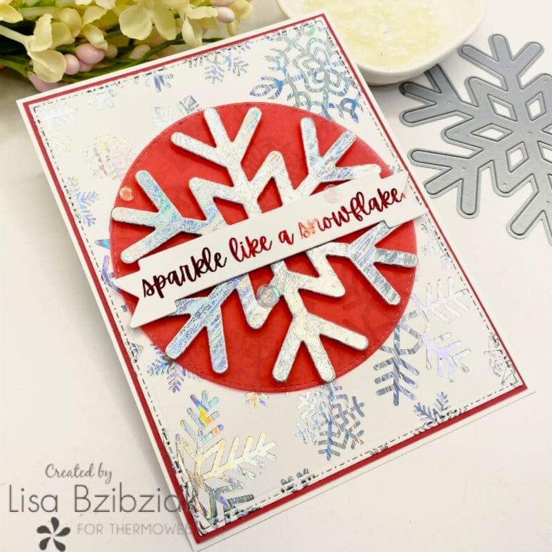 HeatnBond Deco Foil carte toner Winter Sparkle 8 cartes A2