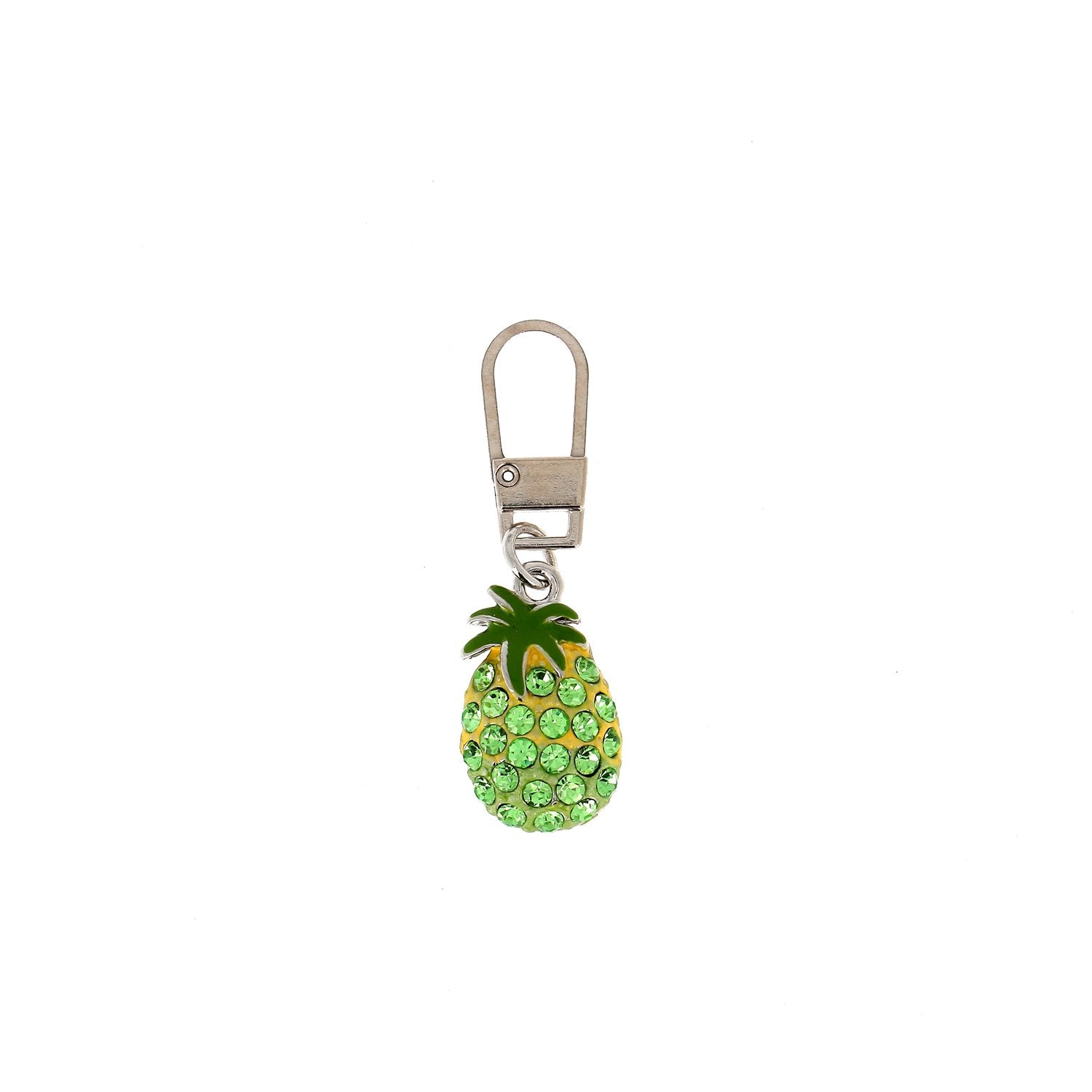 Bohin Tirette confection Ananas vert perles zip