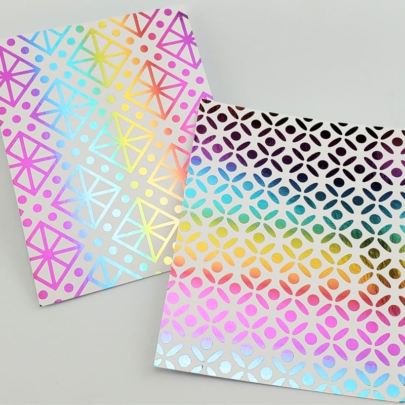 HeatnBond Deco Foil cartes toner Mod Dots A2 8 feuilles
