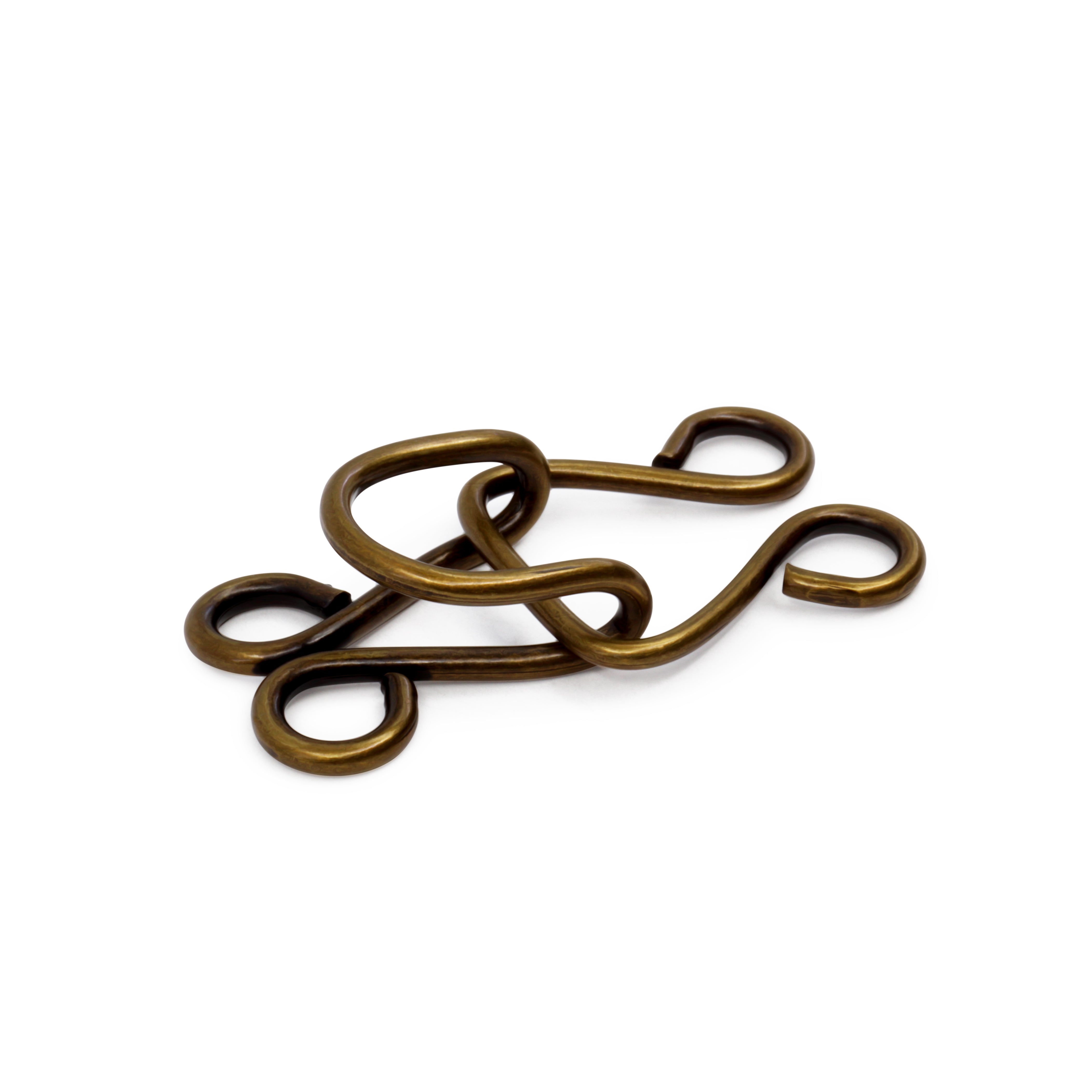 Dritz agrafes jupe extra larges nickel x3