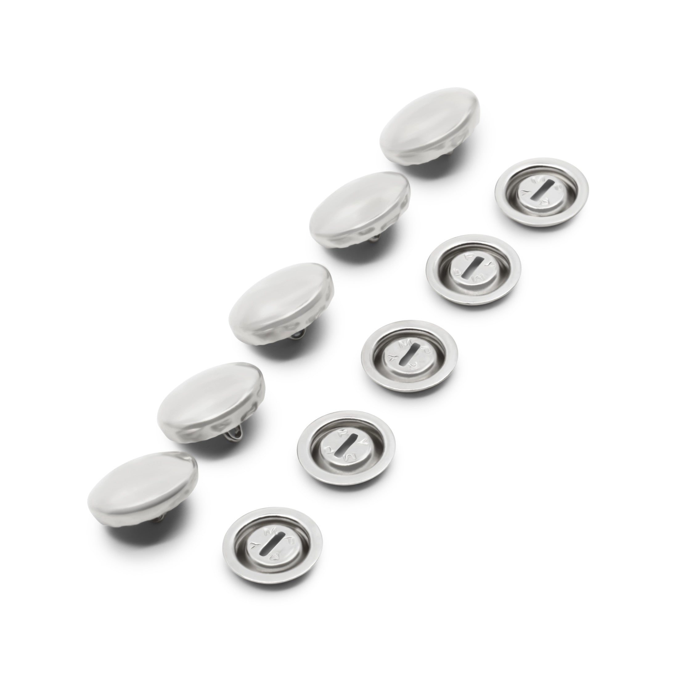 Dritz Half Ball boutons à recouvrir tissu nickel demi-boule 11 mm