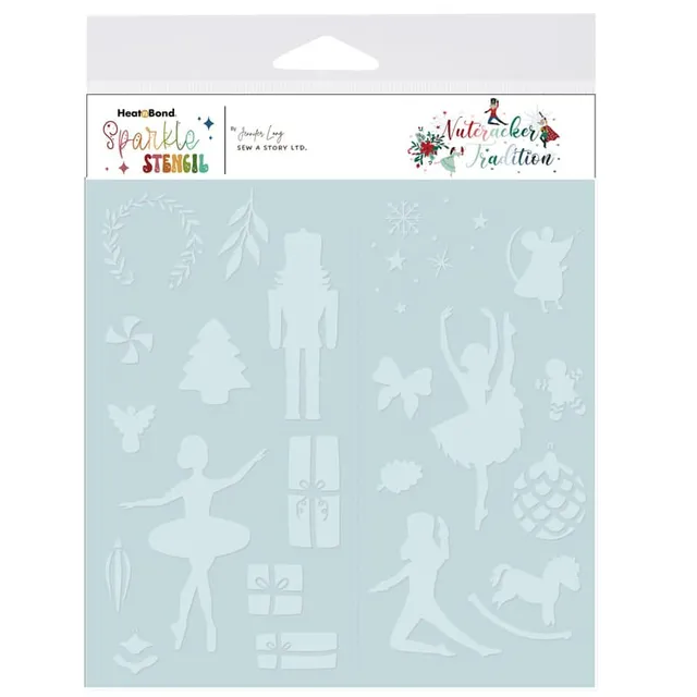 HeatnBond Jennifer Long Sew a Story pochoir Nutcracker Tradition 15 cm