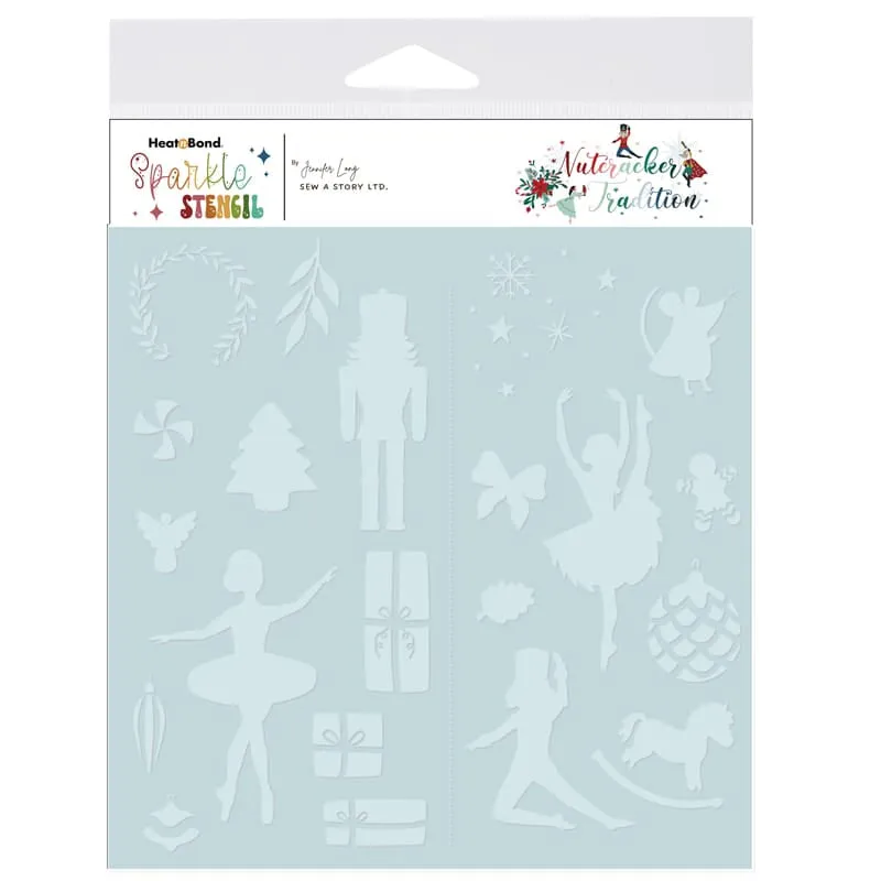 HeatnBond Jennifer Long Sew a Story pochoir Nutcracker Tradition 15 cm