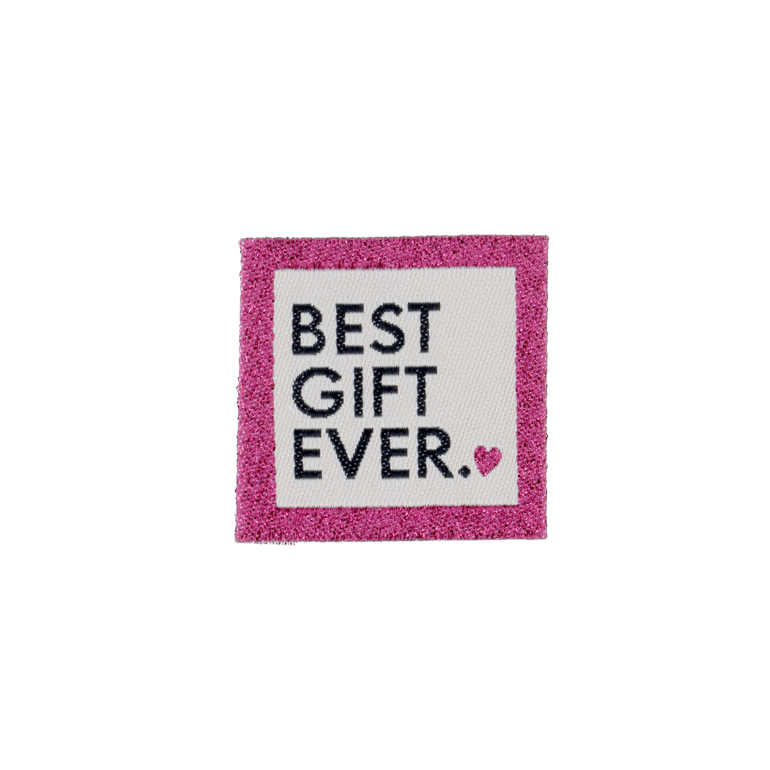 Bohin Étiquettes étiquette tissée Best gift ever 3,5 cm
