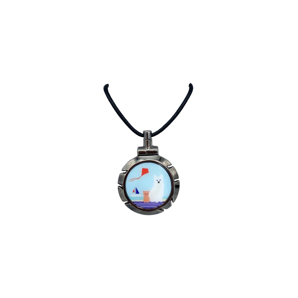 Bohin bijou coupe-fils pendentif Paon sans ciseaux 75 cm