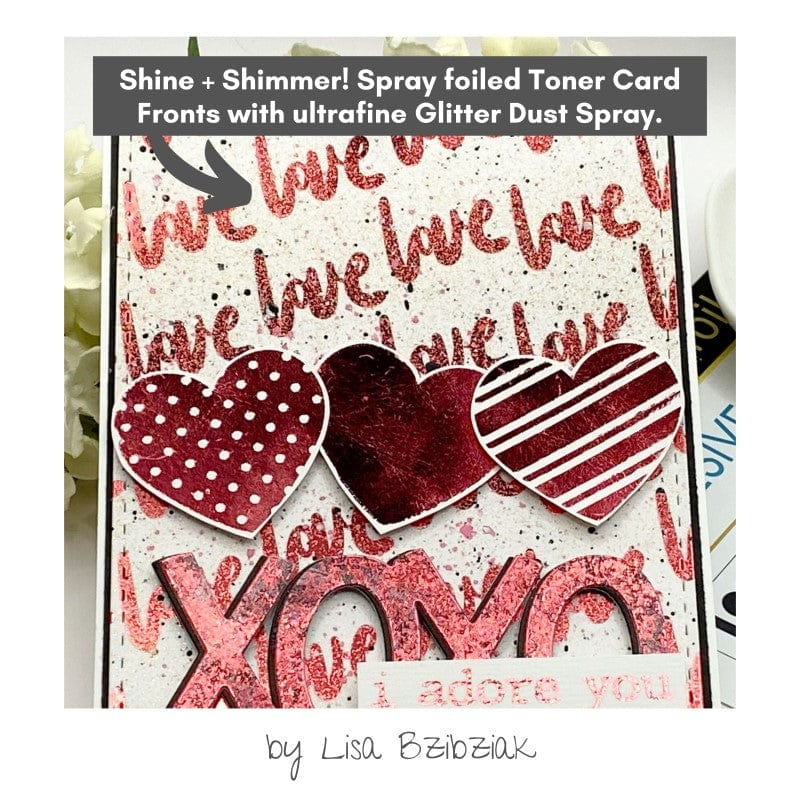 HeatnBond Deco Foil Endless Love feuilles toner A2 8 feuilles dentelle