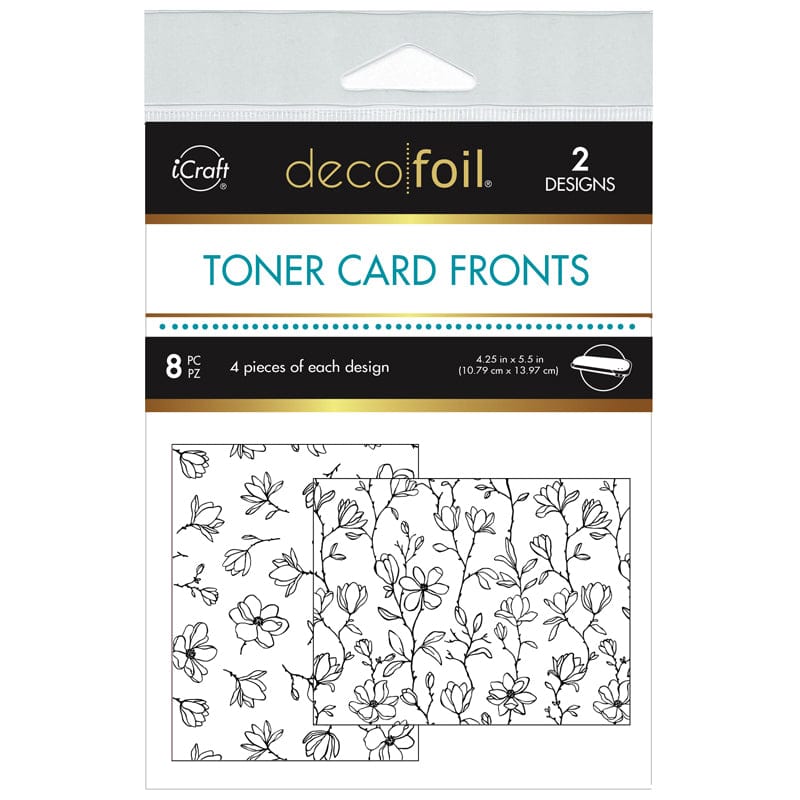 Deco Foil Toner carte à foiler Delicate Magnolias A2 lot 8