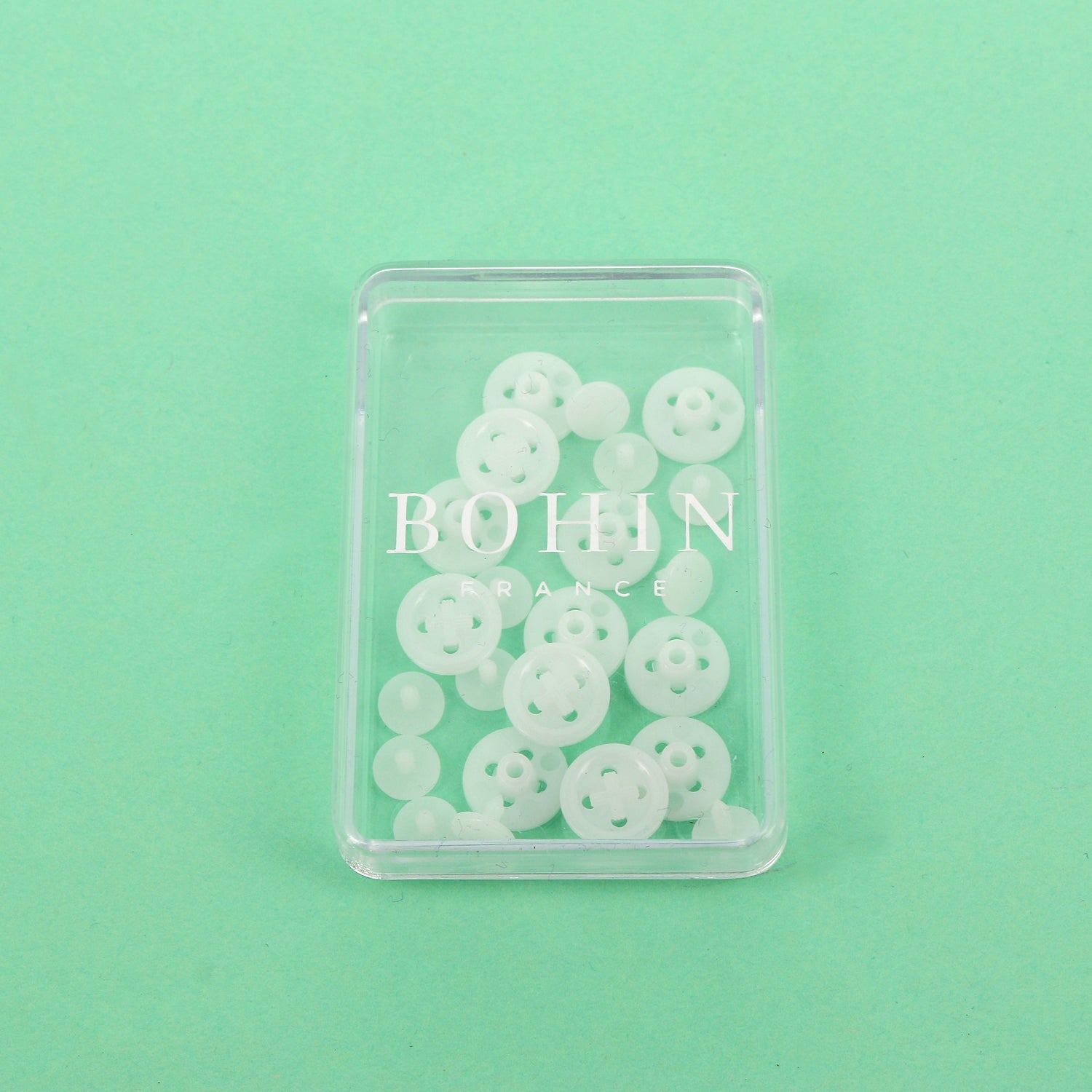 Bohin Boutons Magiques chemises bouton blanc 10 mm x12