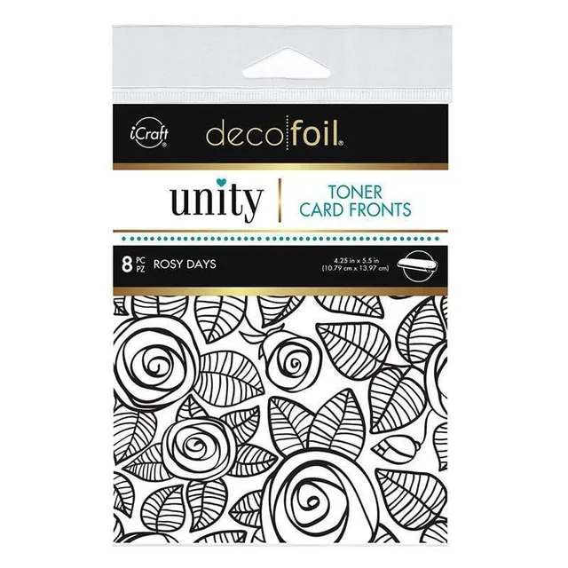 Unity Stamp Co. Carte Toner Rosy Days 8 pcs