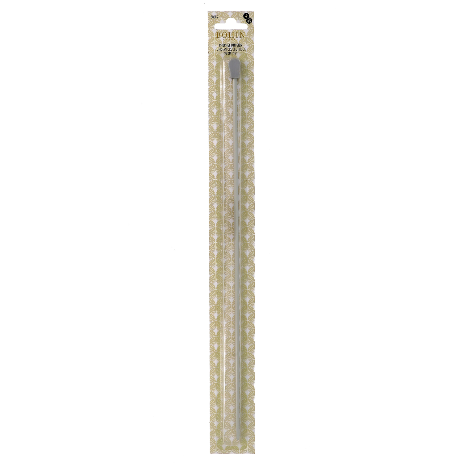 Bohin Crochet tunisien aluminium 35 cm N°5