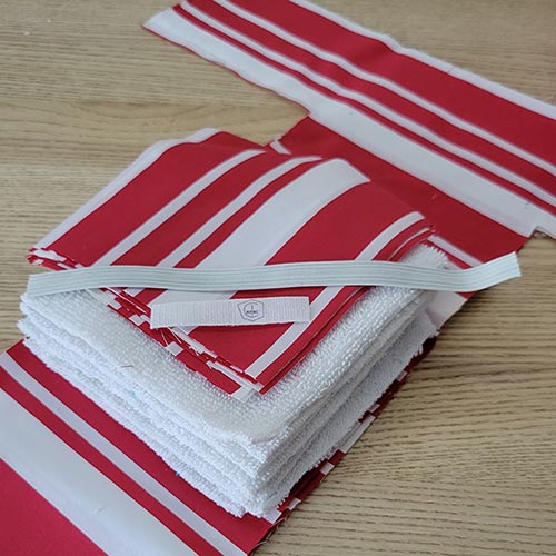 Kitac Pochon 8 Lingettes kit couture facile éponge
