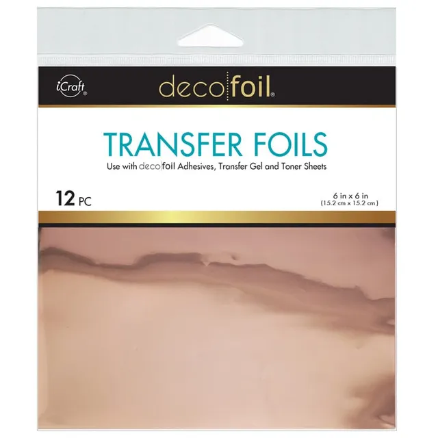 HeatnBond Deco Foil Cider feuille transfert 12 feuilles 15x15cm