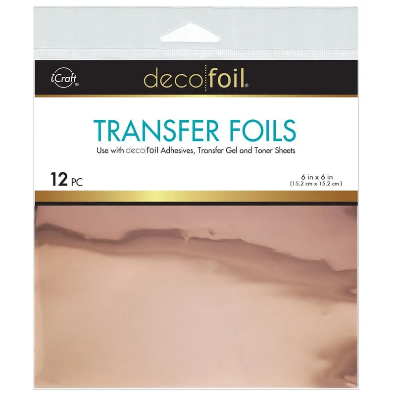 HeatnBond Deco Foil Cider feuille transfert 12 feuilles 15x15cm
