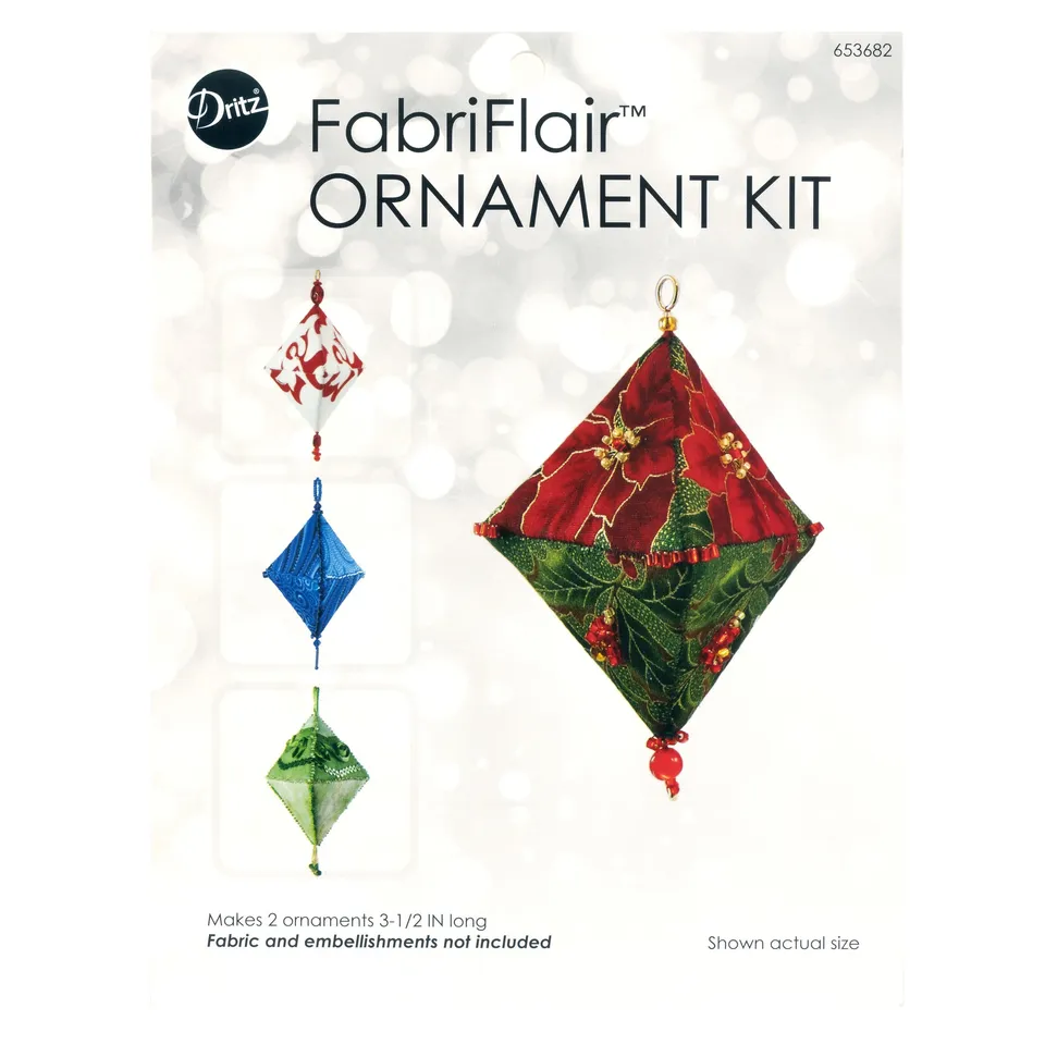 Dritz FabriFlair 653682 kit ornement tissu Trilliant