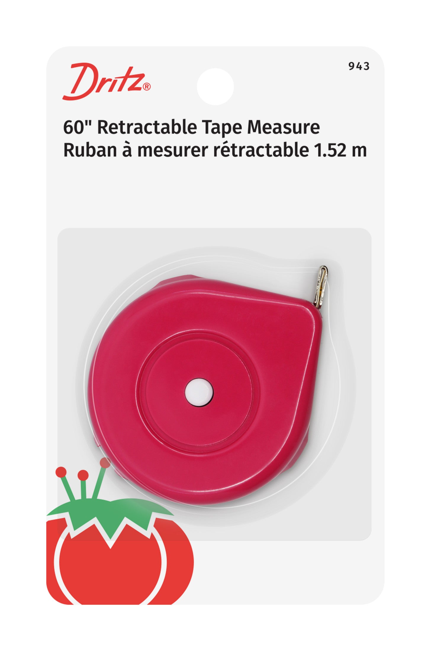 Dritz 943 mètre ruban rétractable 60 pouces assorti