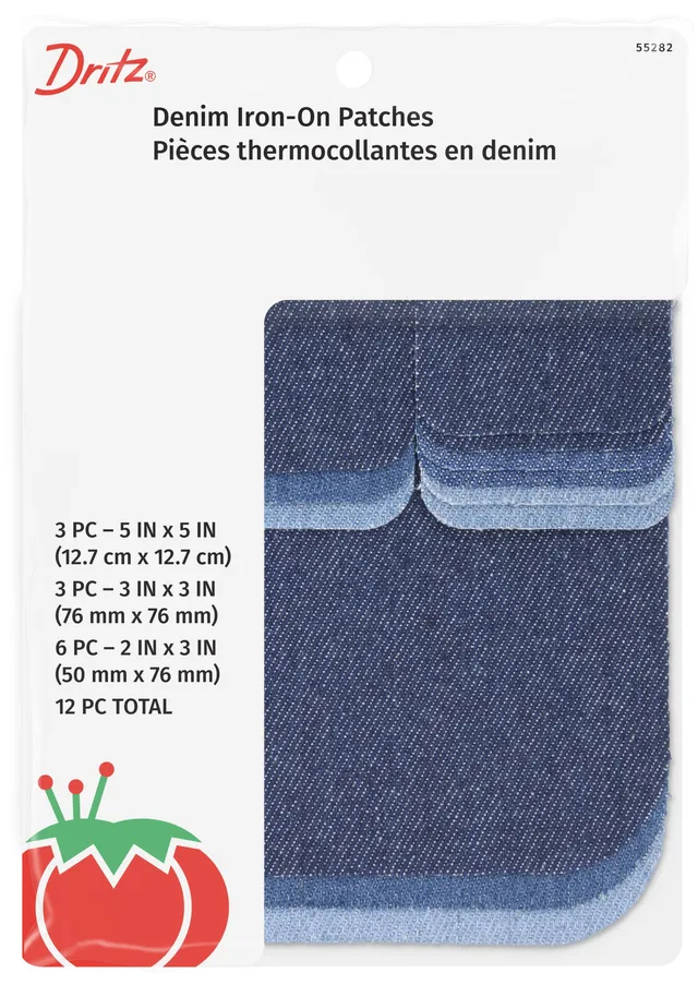 Dritz 55282 Patch thermocollant jean assortis x12