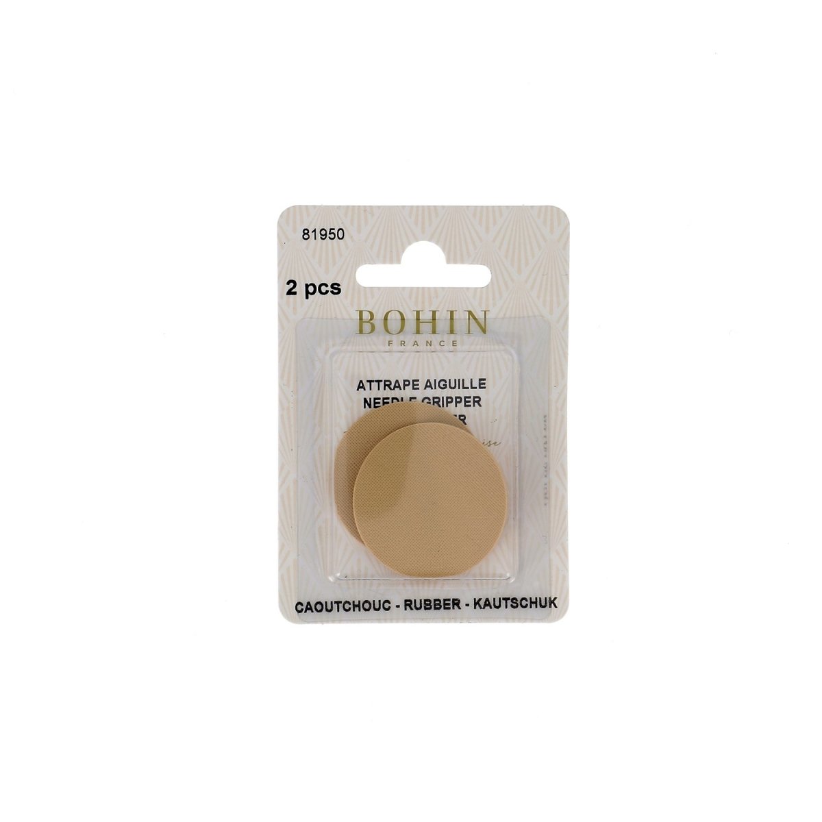 Bohin Accessoires aiguilles Attrape aiguilles tire-aiguille caoutchouc x2