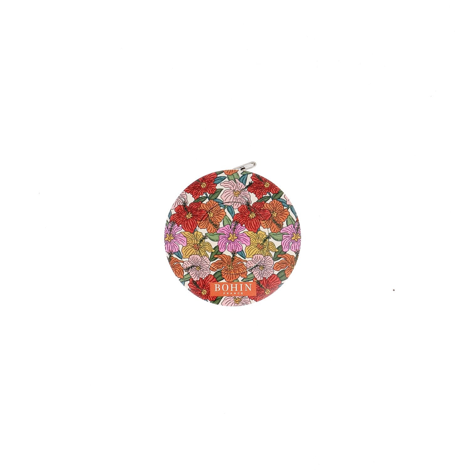 Bohin Mesure Mètre Enrouleur Blossom 150 cm Bleu
