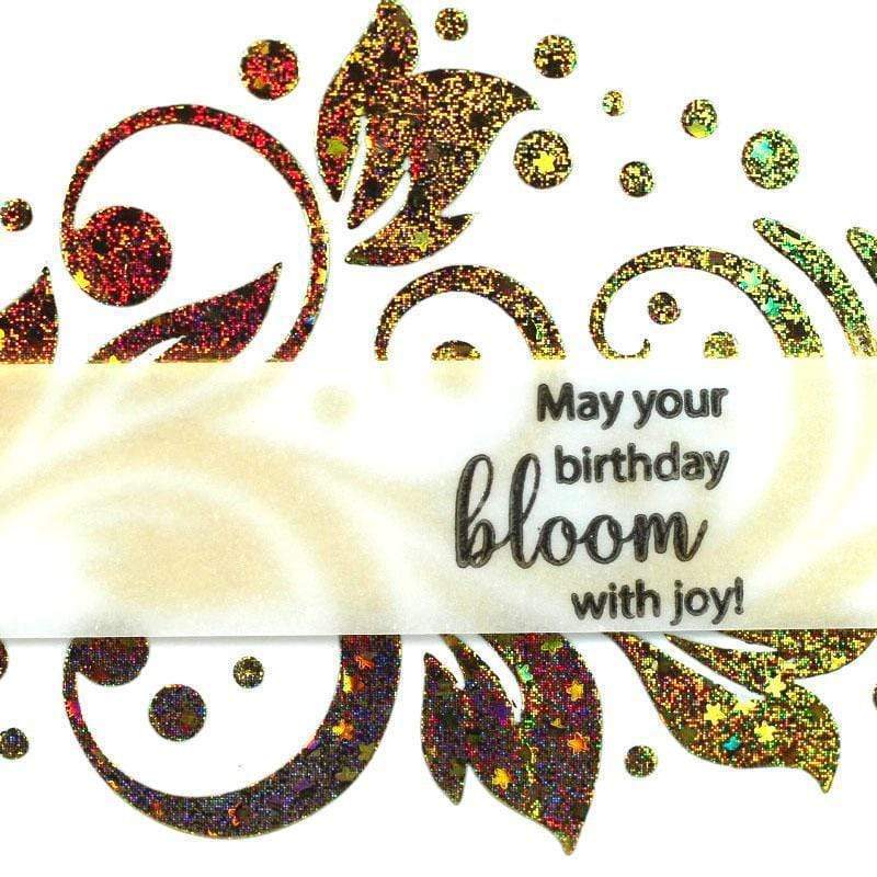 Gina K. Designs feuille foil transfert Glimmering Gold 12 pcs