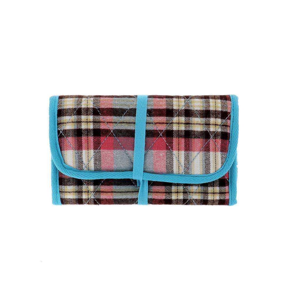Bohin Tartan Trousse Couture Marine 18x11 cm