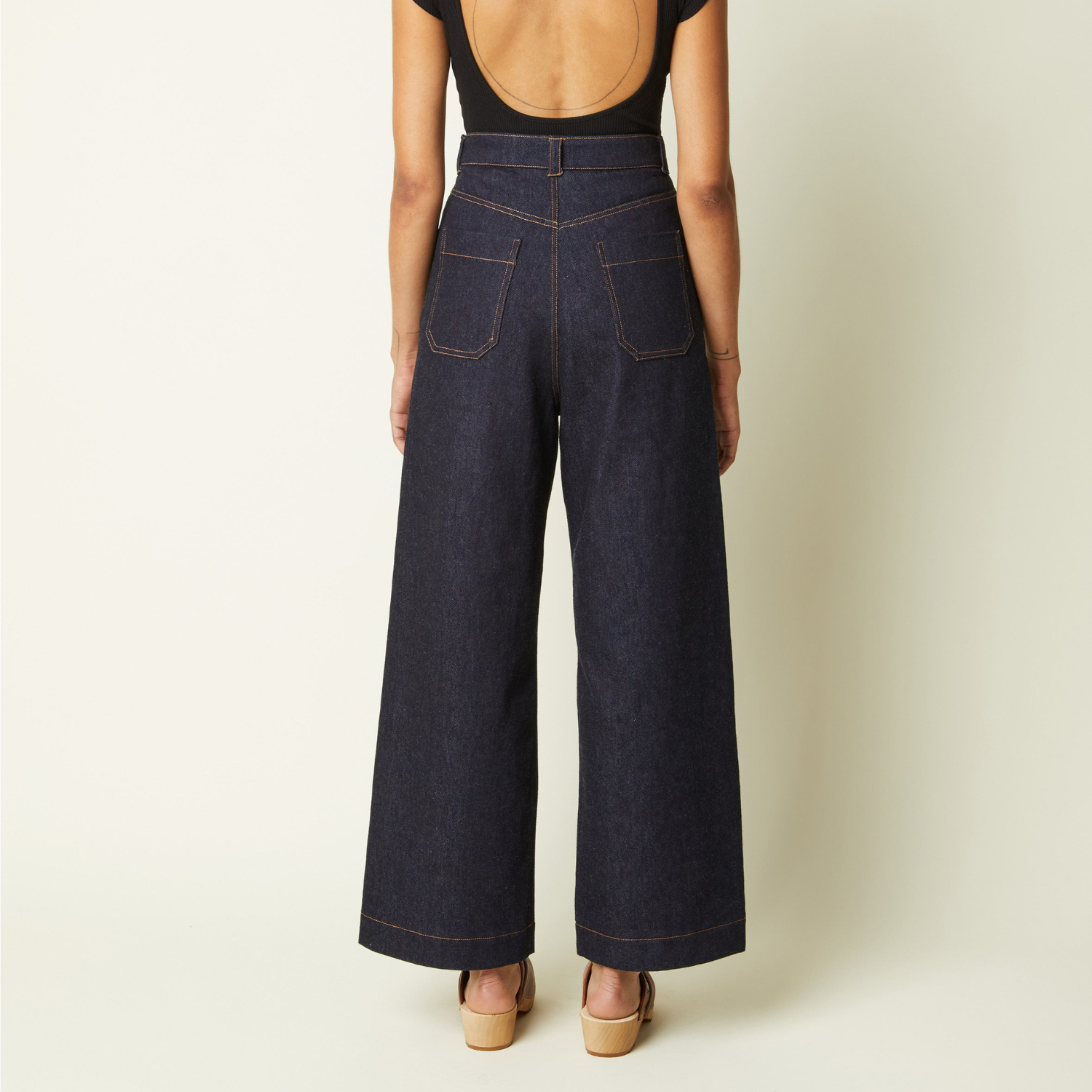 Atelier Brunette LE Jean Wide Leg patron pantalon taille haute