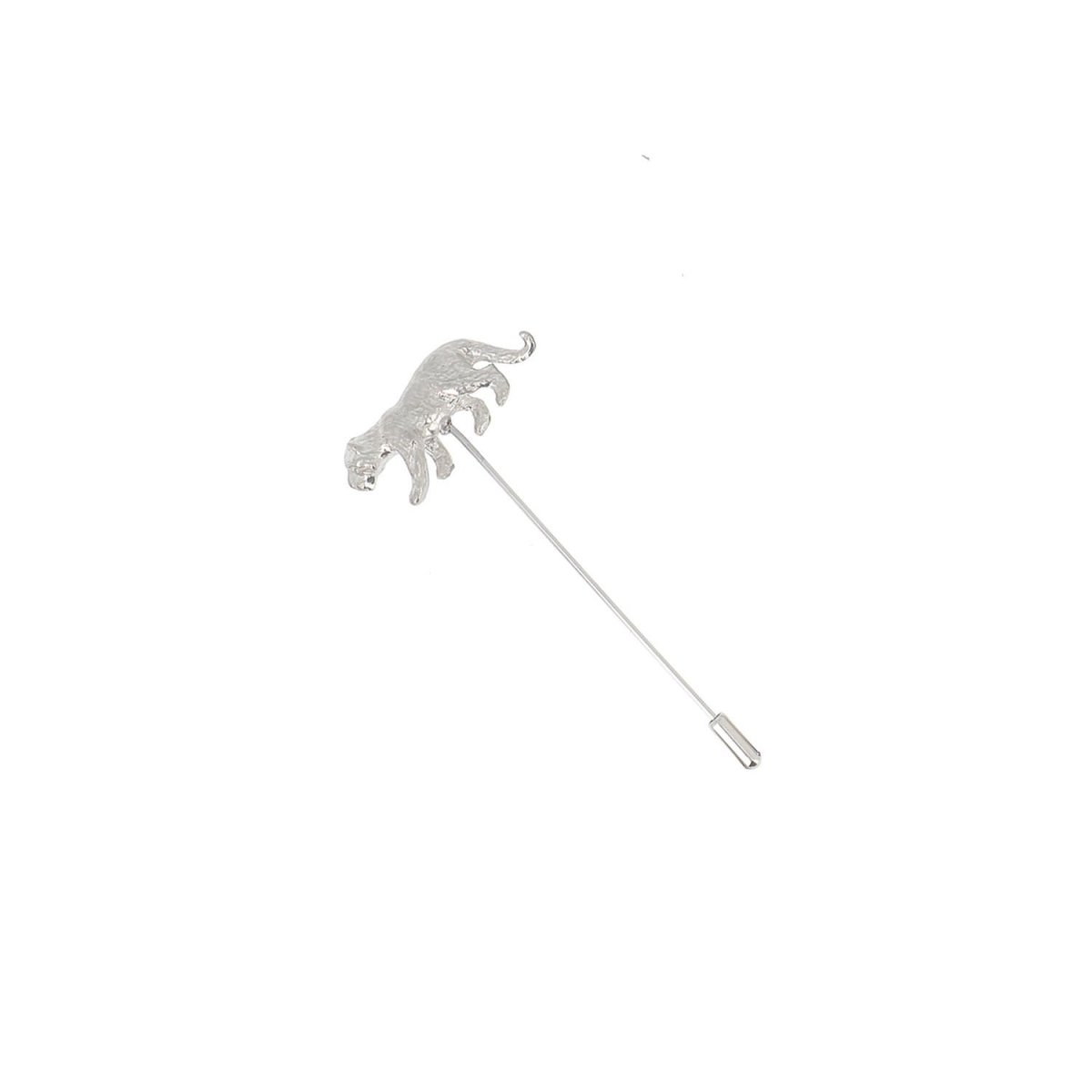 Bohin Fibule Escargot Cabinet de curiosité broche étain 8 cm
