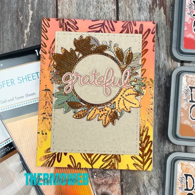HeatnBond Brutus Monroe feuilles toner Floral Fantasy x4