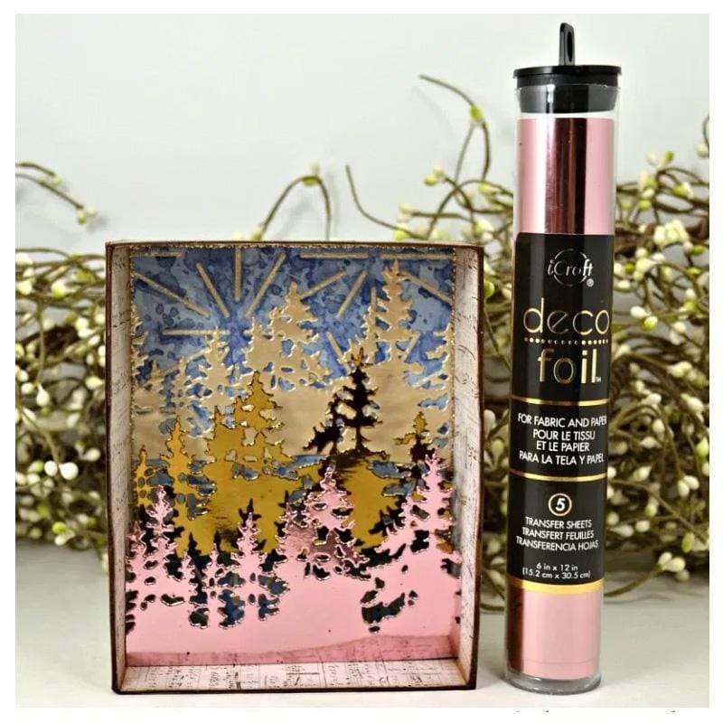 HeatnBond Deco Foil feuilles transfert Pink Quartz brillant