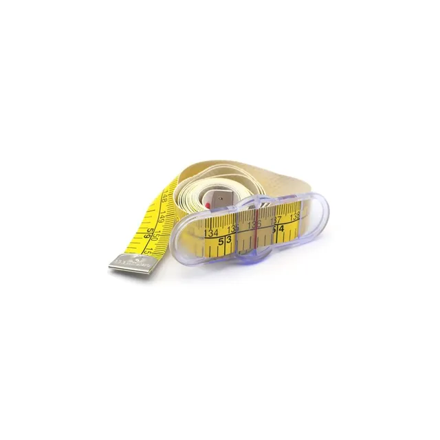 Bohin Mesure Mètre corps jaune 150 cm taille poitrine
