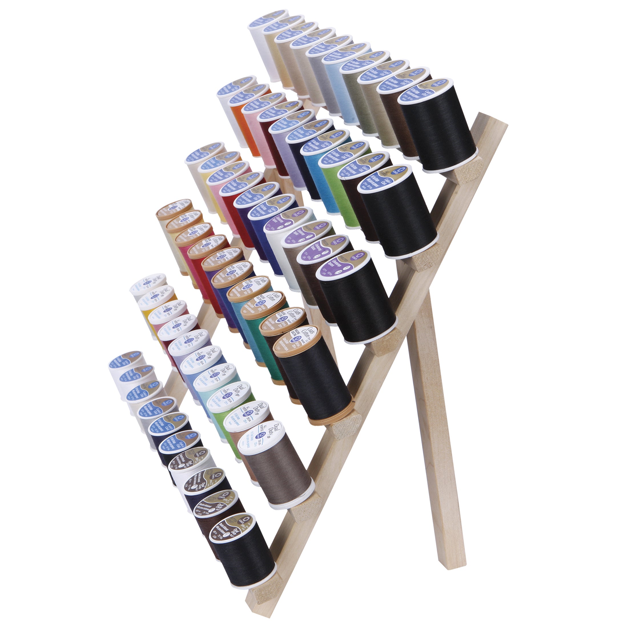 Dritz Wooden Thread Rack Porte-Fils Bois 60 Bobines