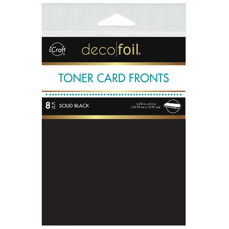 HeatnBond Deco Foil cartes toner noir A2 8 feuilles