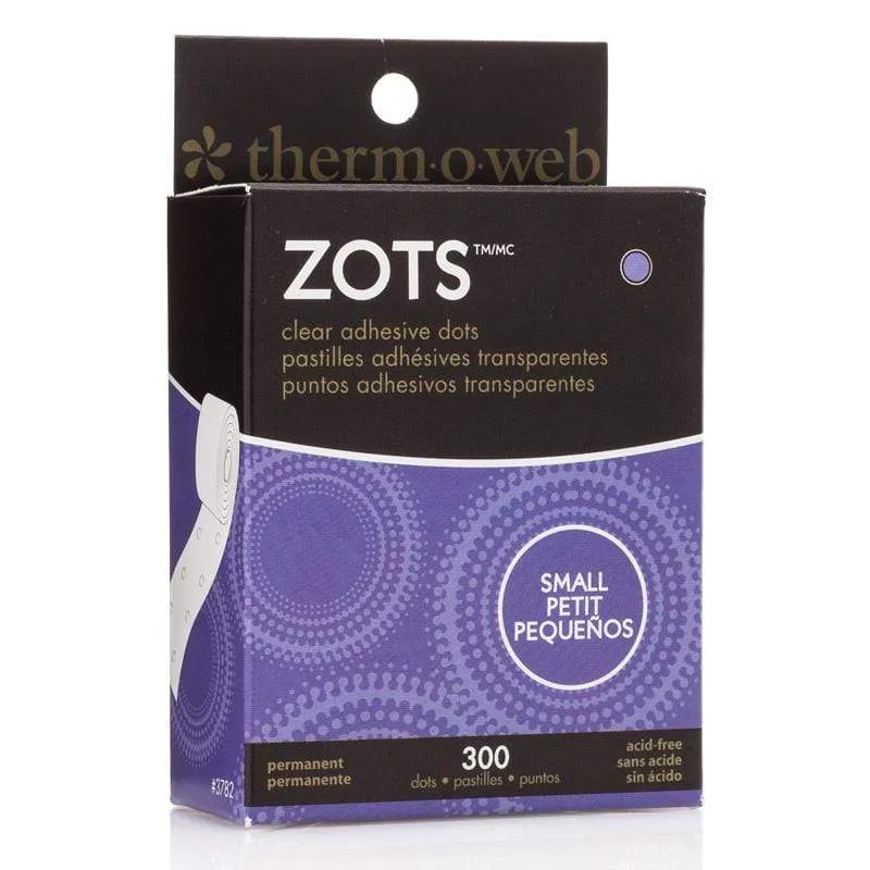 HeatnBond Zots pastille colle transparente Small 300 pcs petite