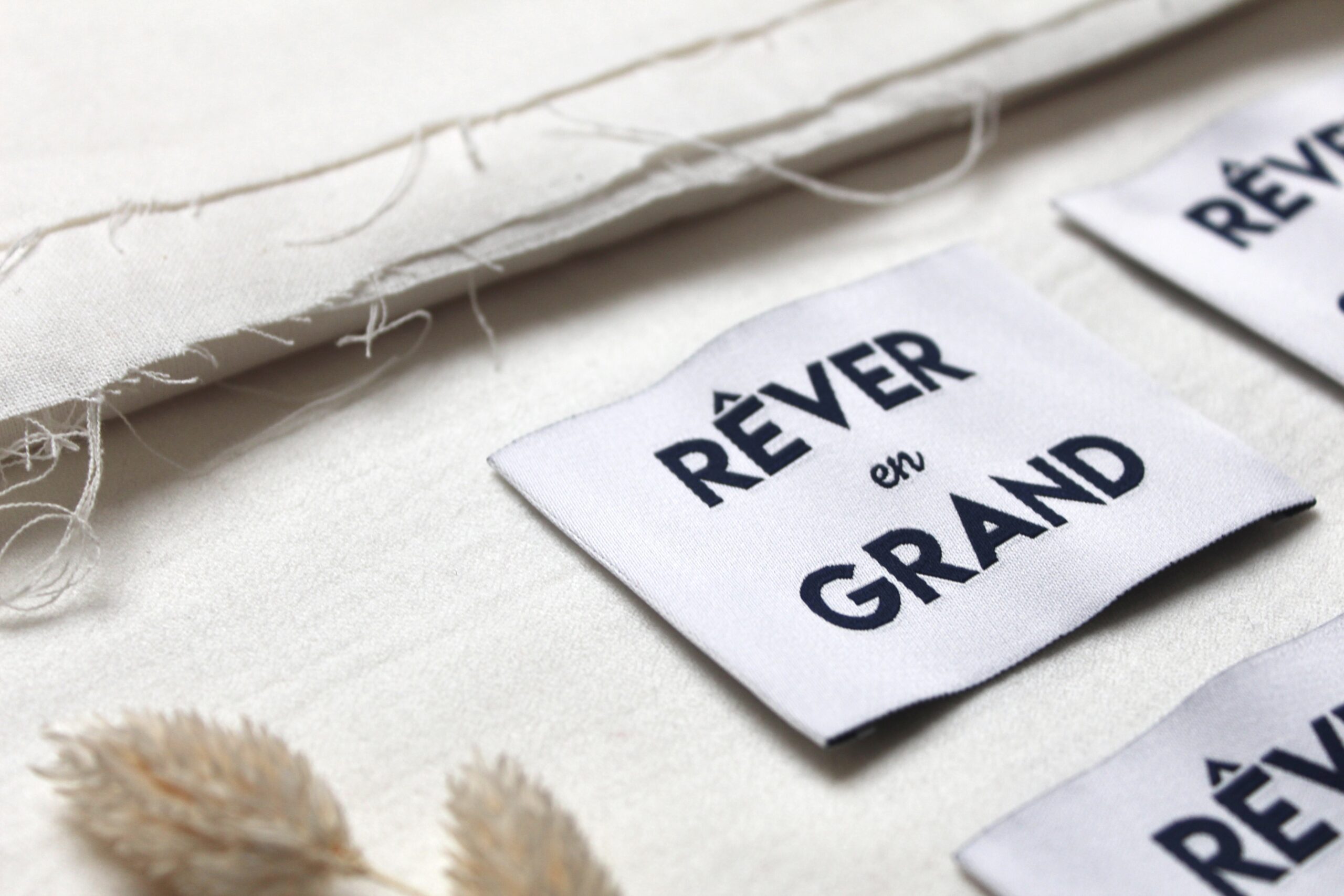 La Petite Maison Couture Rêver en grand Marine x4 étiquette XL