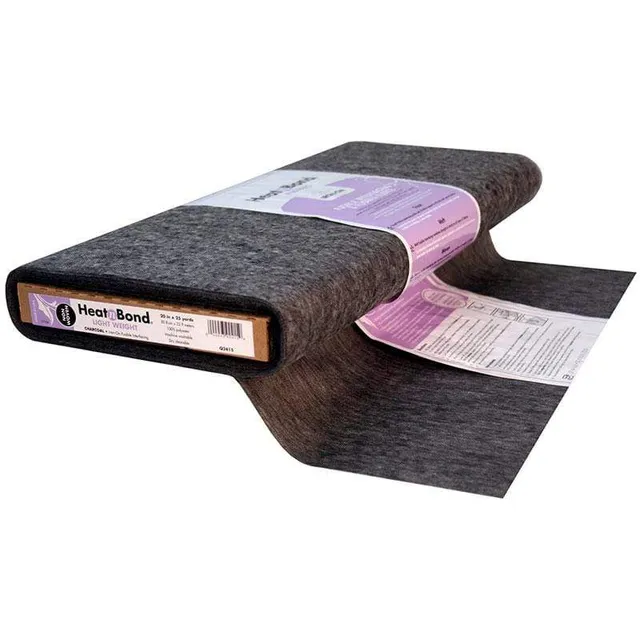 HeatnBond Non-Woven entoilage thermocollant Charcoal 2 yards