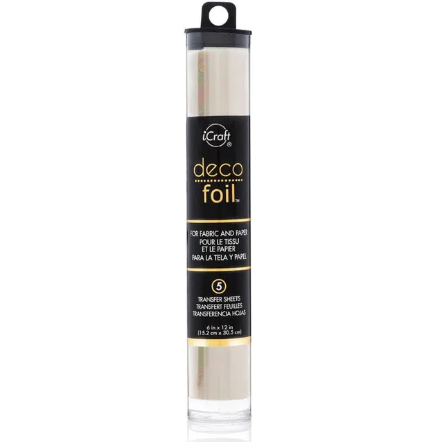 HeatnBond Deco Foil Opal feuille transfert 5 feuilles irisé