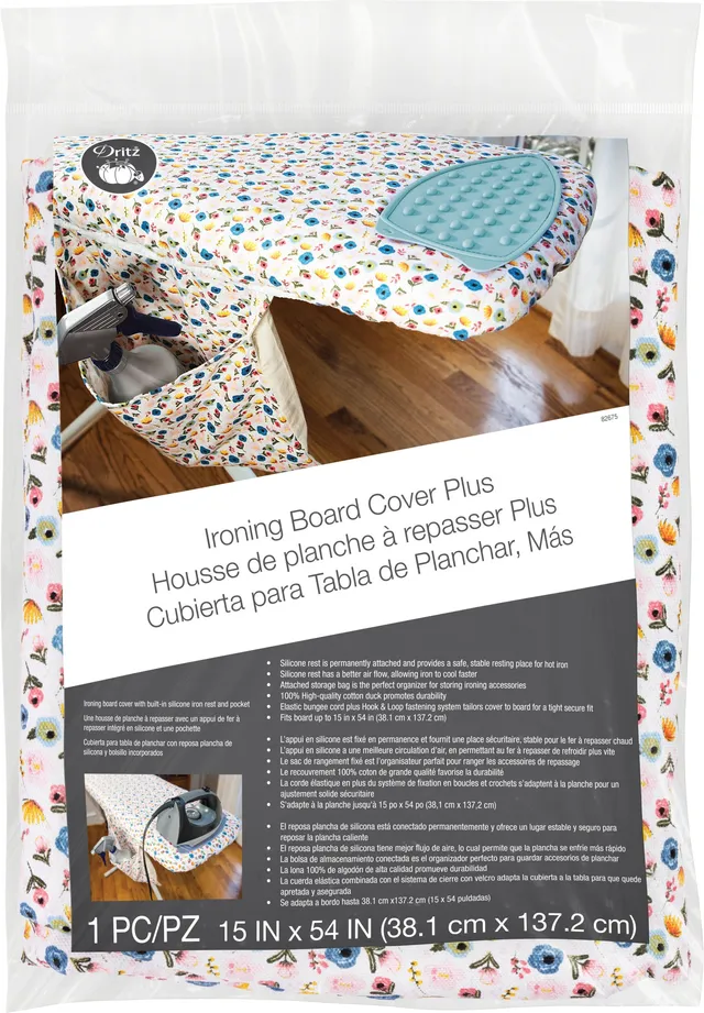 Dritz 82675 housse table à repasser coton 38x137 cm
