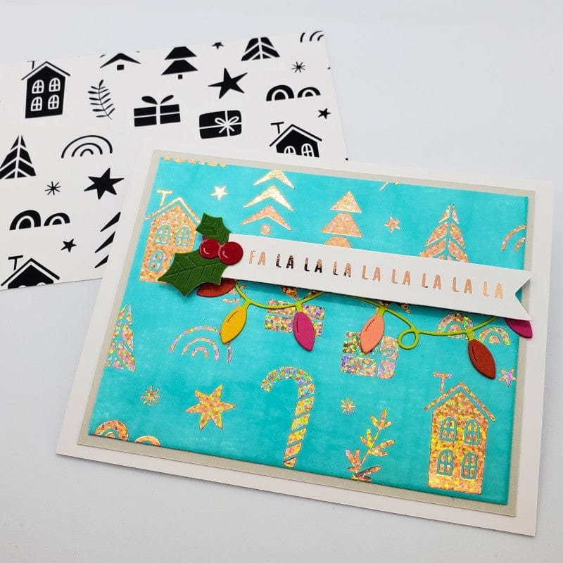 HeatnBond Deco Foil Merry Moments cartes toner x8 A2