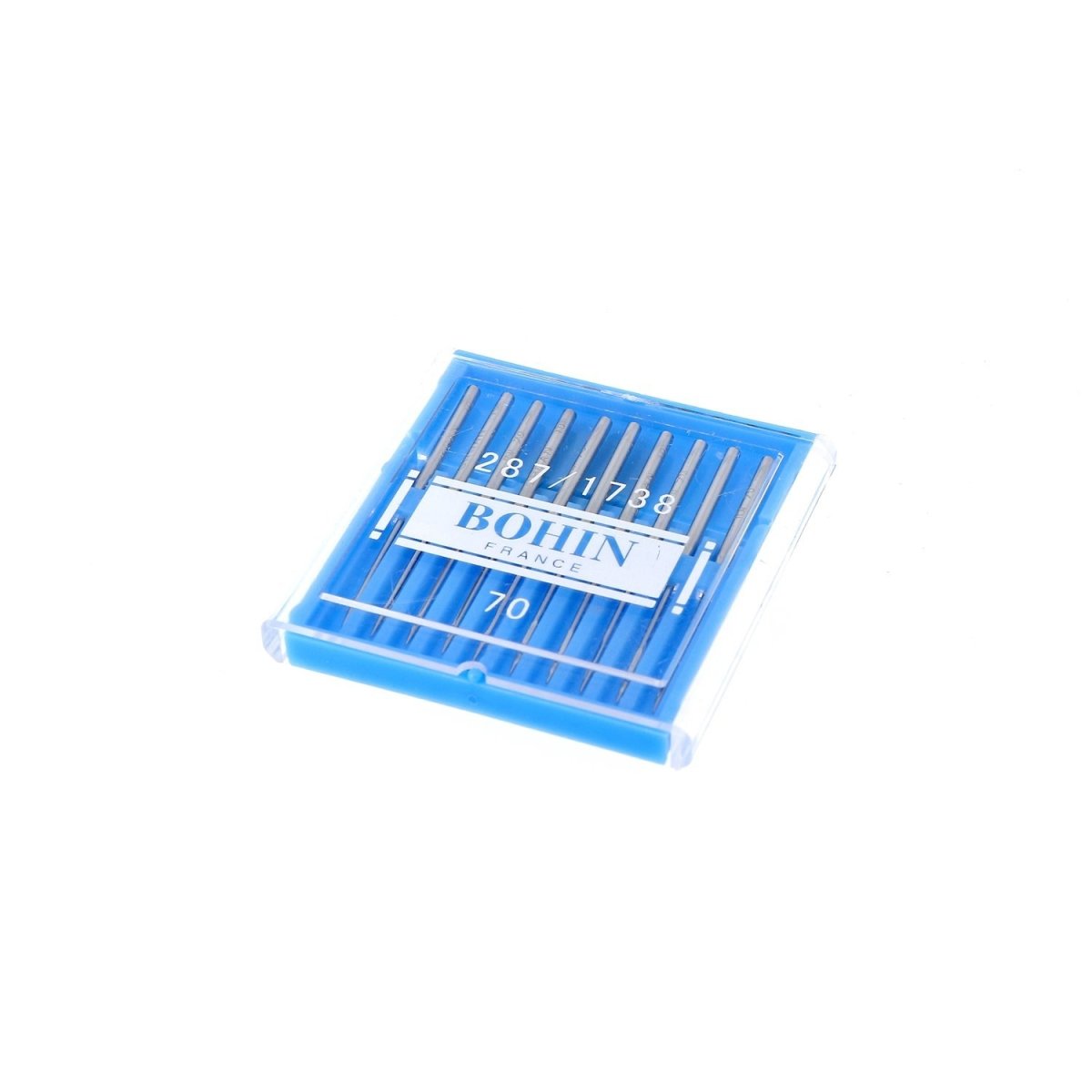 Bohin Aiguilles Machine Talon Rond N°80 Acier Nickelé