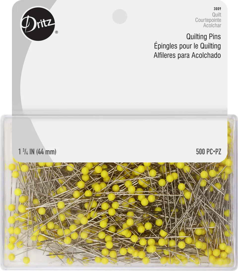 Dritz Quilting épingles patchwork 44 mm jaune x500