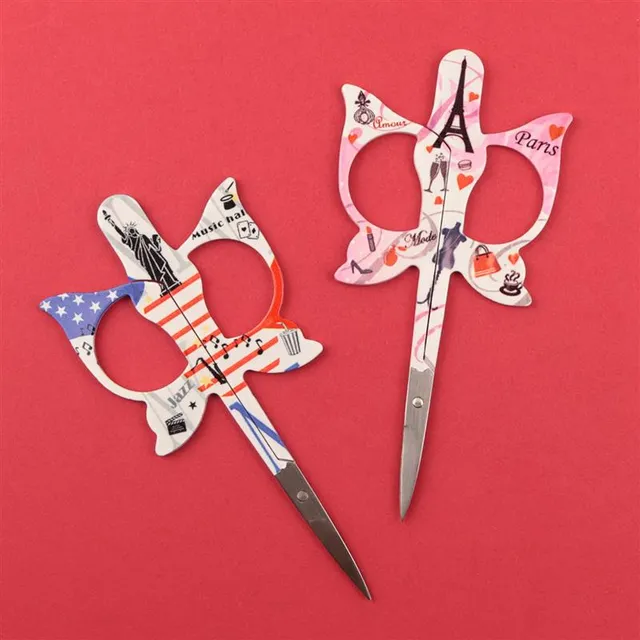 Bohin Coupe ciseaux fantaisie Paris New York 9 cm acier