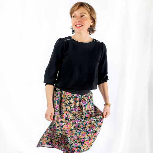 Kitac Jupe Kate kit couture femme viscose élastique
