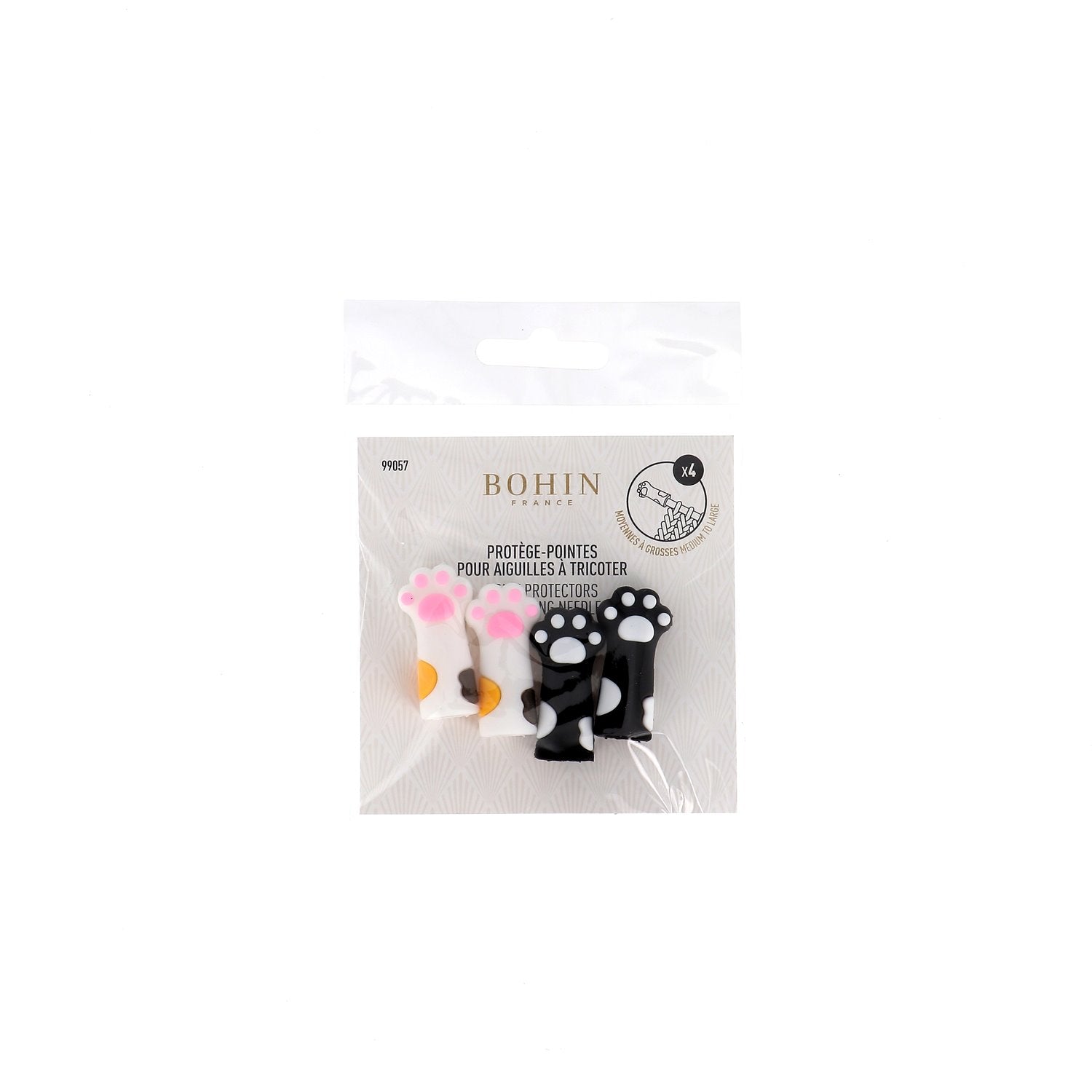 Bohin Tricot & Crochet protège-pointes mains 3-7 mm