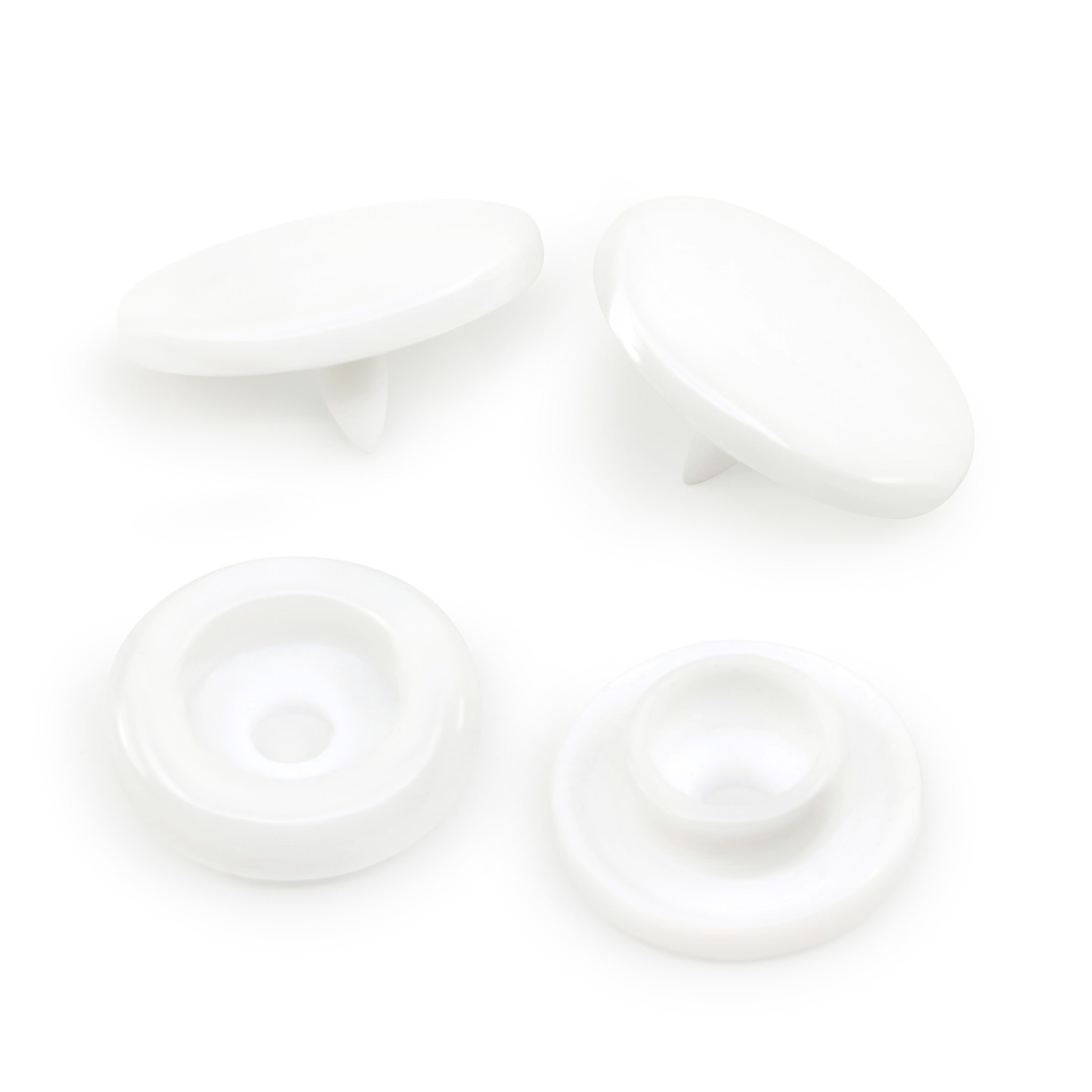 Dritz Fasteners & Closures boutons pression plastique blanc 12mm x60