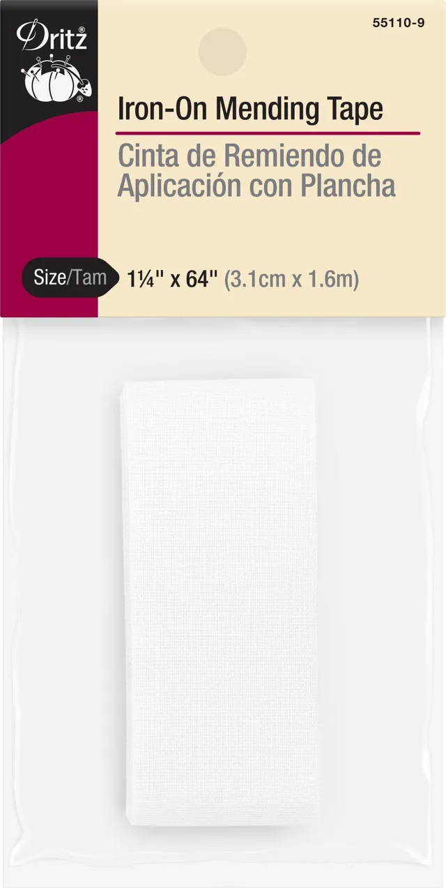 Dritz ruban thermocollant blanc 32 mm x 162 cm réparation