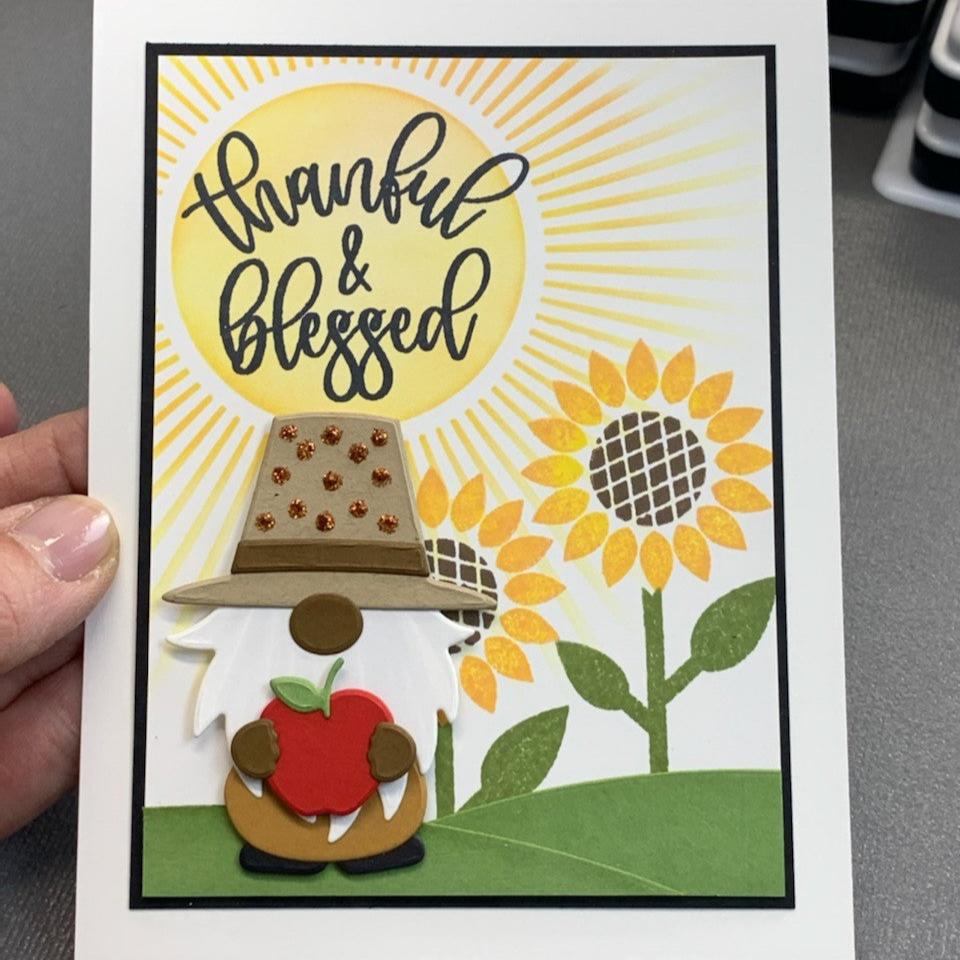 Gina K. Designs Gnome for the Holidays kit craft Festive Fall