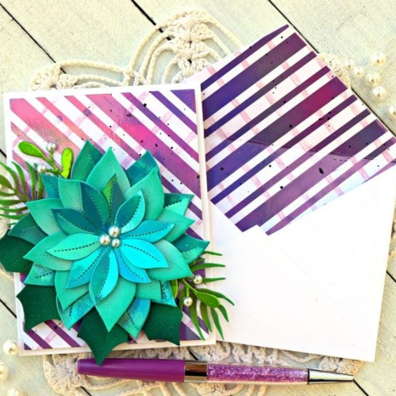 HeatnBond Deco Foil feuilles toner Candy Stripes A2 x8