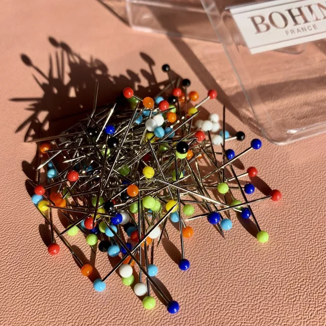 Bohin Épingles Tête Verre Extra-Fines 30 mm 40 Épingles