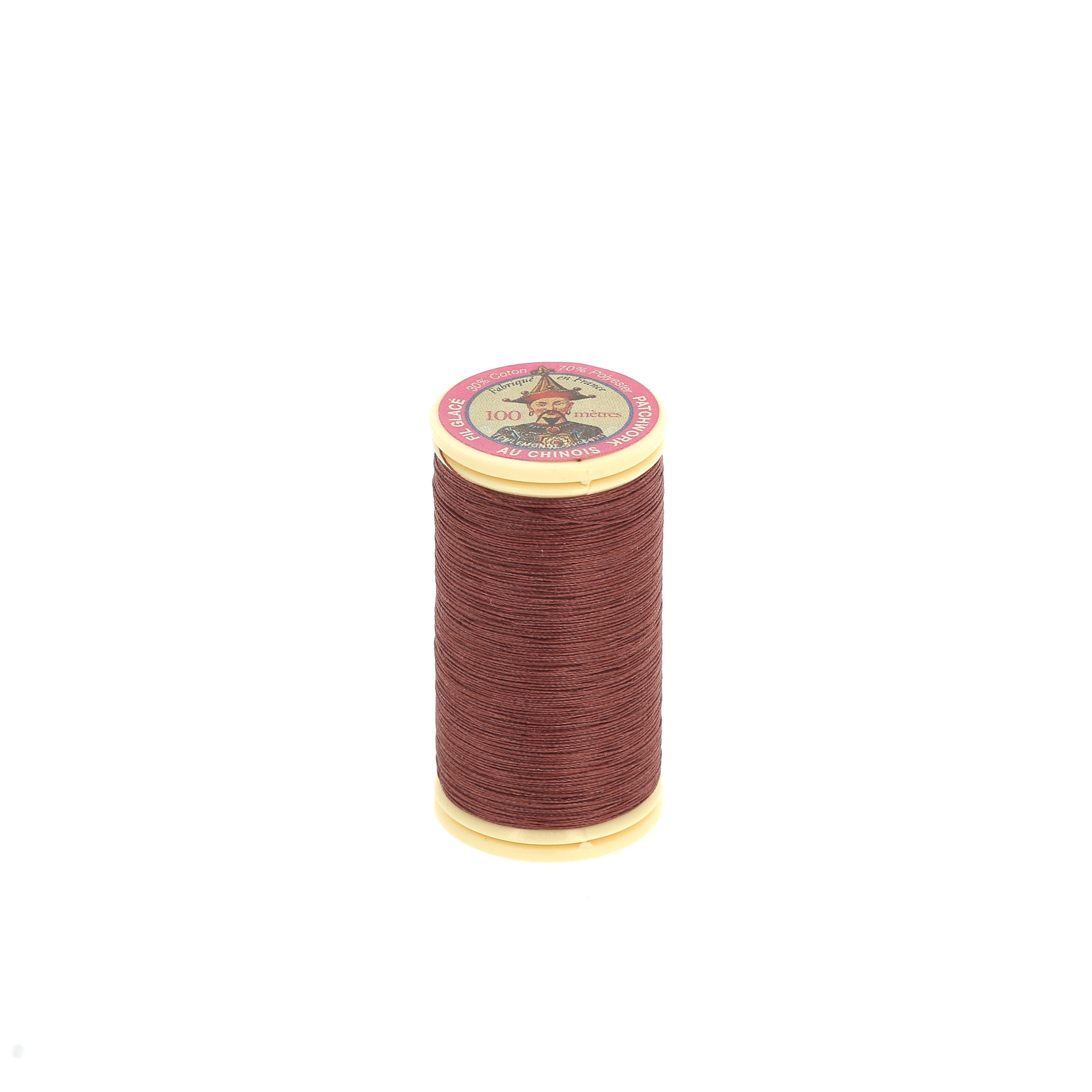 Fil Au Chinois Fil Patchwork Glacé N°50 100 m Blanc 100