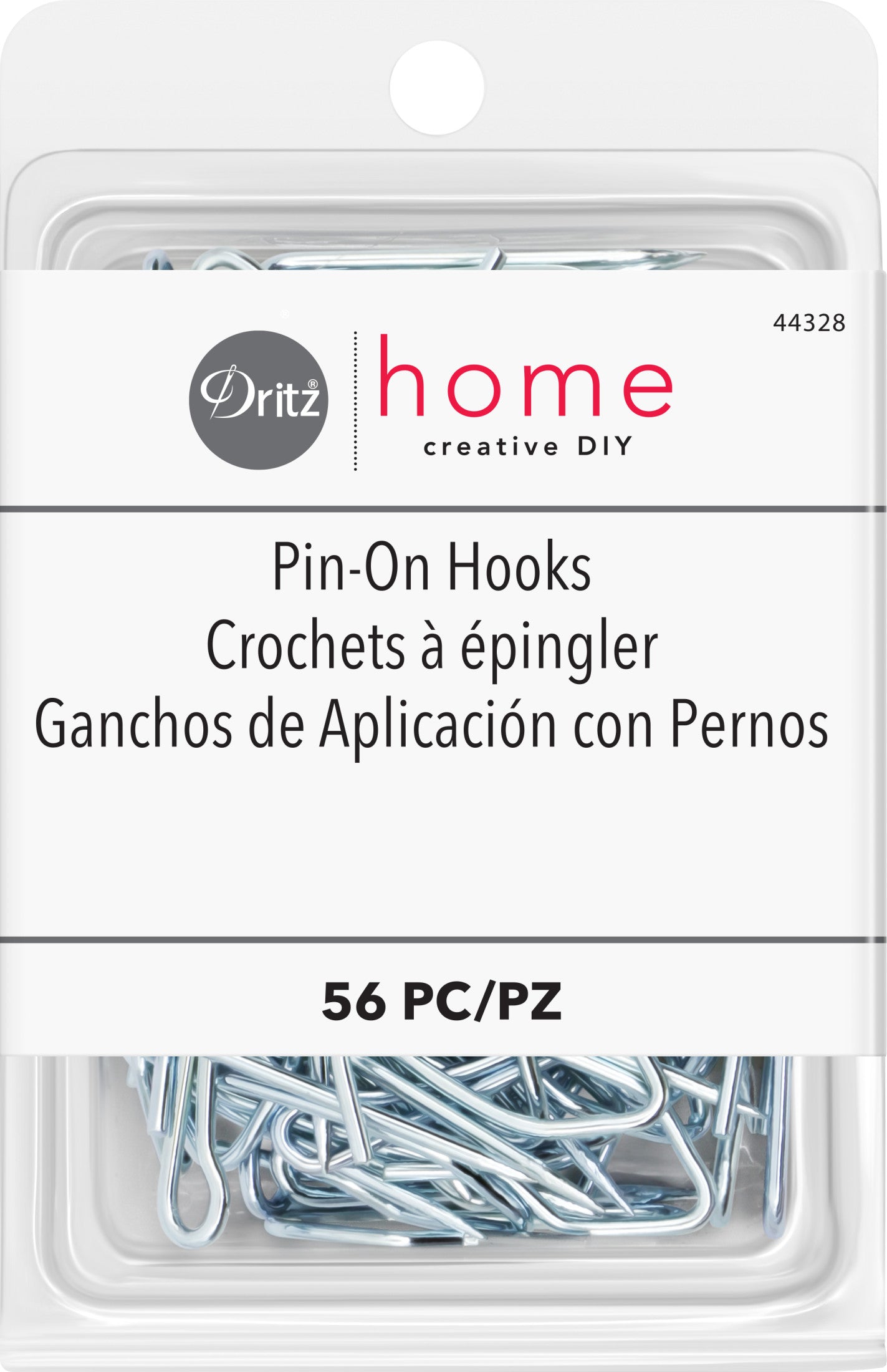 Dritz Pins & Accessories crochets rideaux argent 14 pc tringle
